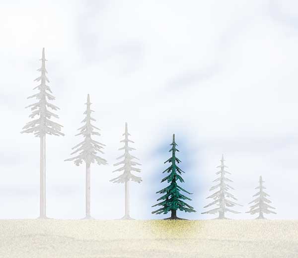 Evergreen with base - 9 cm<br /><a href='images/pictures/Auhagen/71932.jpg' target='_blank'>Full size image</a>